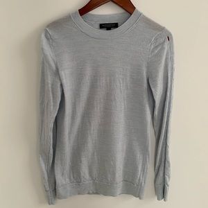 Banana Republic Merino Wool Light Blue Sweater